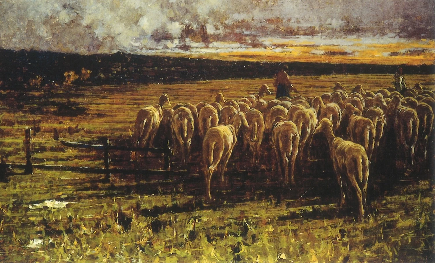  101-Francesco Filippini-Ritorno al pascolo-, Galleria d'Arte Moderna Ricci Oddi di Piacenza 